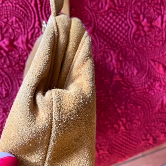 Genuine suede Gianni Bernini cross body bag - Picture 13 of 16